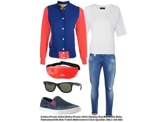 STYLIZACJE z kurtką bejsbolówką