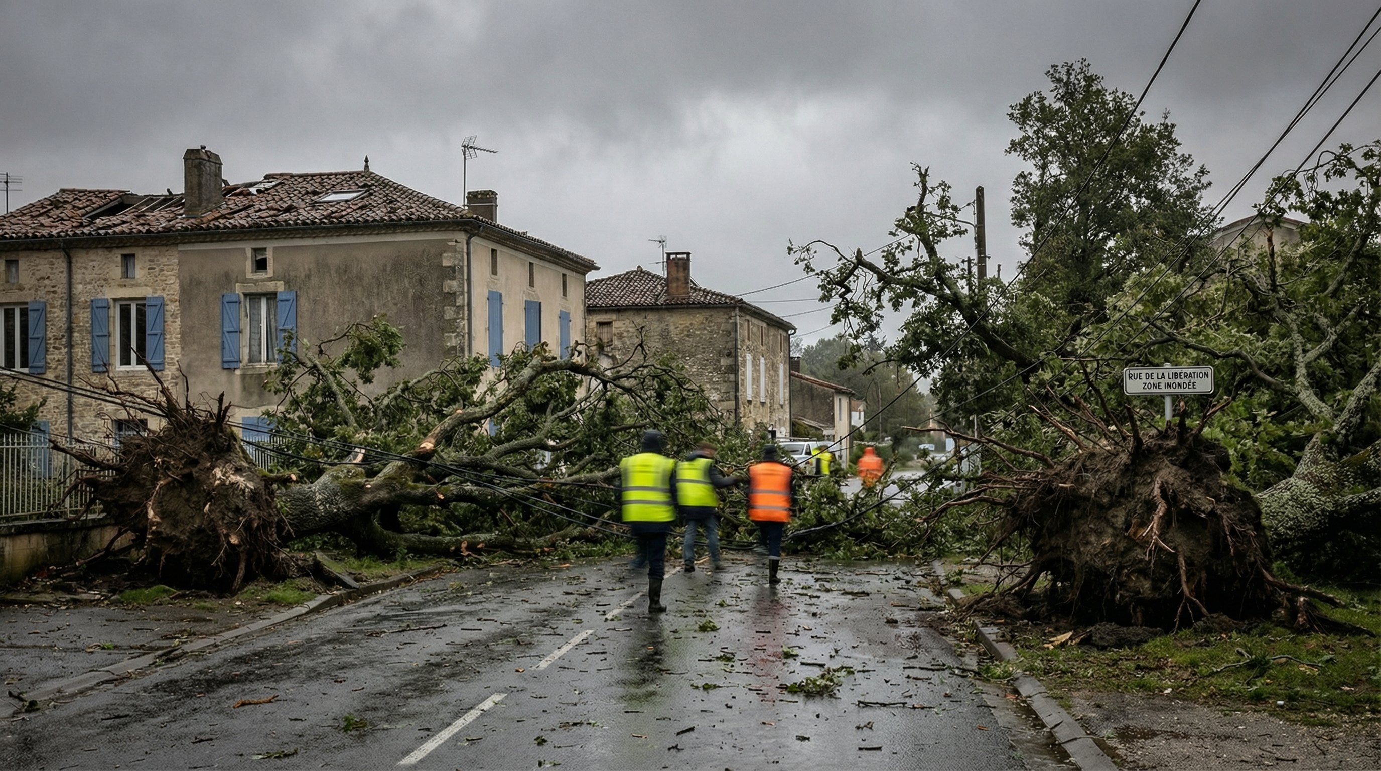 Vientos de 150 km/h: La tormenta 'Nils' deja dos muertos en el suroeste de Francia