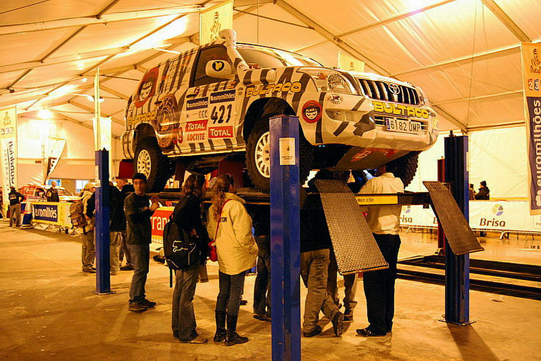 Rajd Dakar 2008: trwa badanie techniczne w Lizbonie