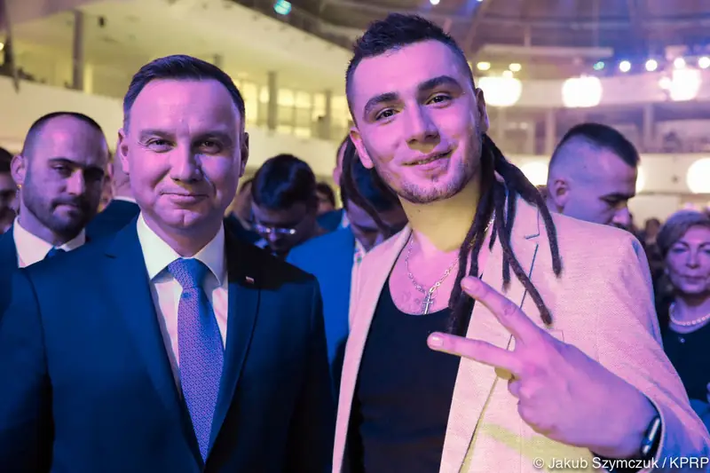 Kamil Bednarek podczas Gali XV edycji Nagrody Gospodarczej Prezydenta RP