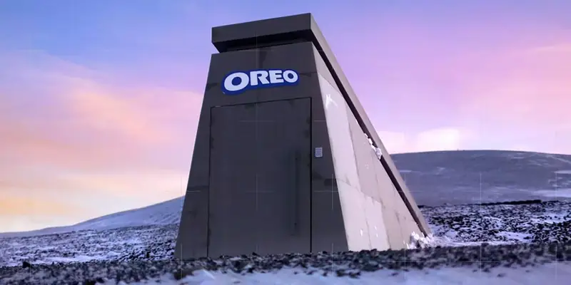 Bunkier z ciastkami Oreo na Spitsbergenie