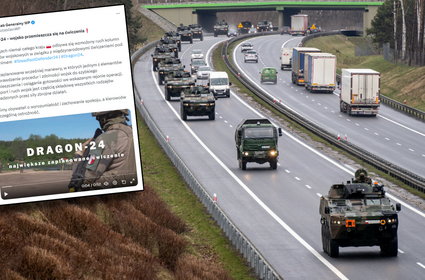 Wzmożony ruch kolumn pojazdów wojskowych na polskich drogach. Jest komunikat