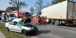 Tragiczny wypadek koło Ostródy. 19-latek zginął na miejscu