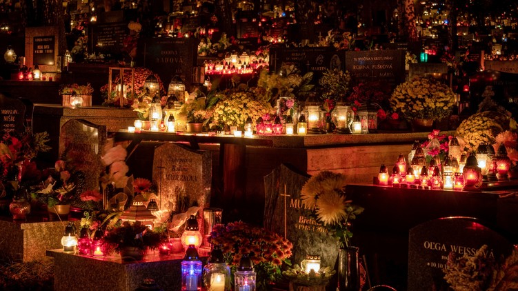 gyász, temető, tűz