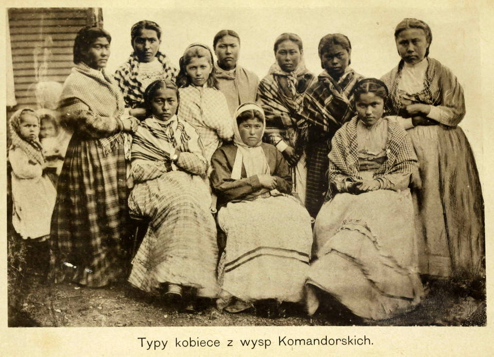 Ilustracja z książki "Wyspy Komandorskie" (1885 r.) Benedykta Dybowskiego