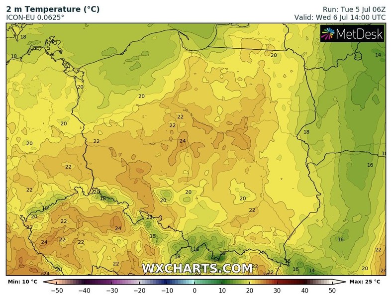 Temperatura będzie umiarkowana