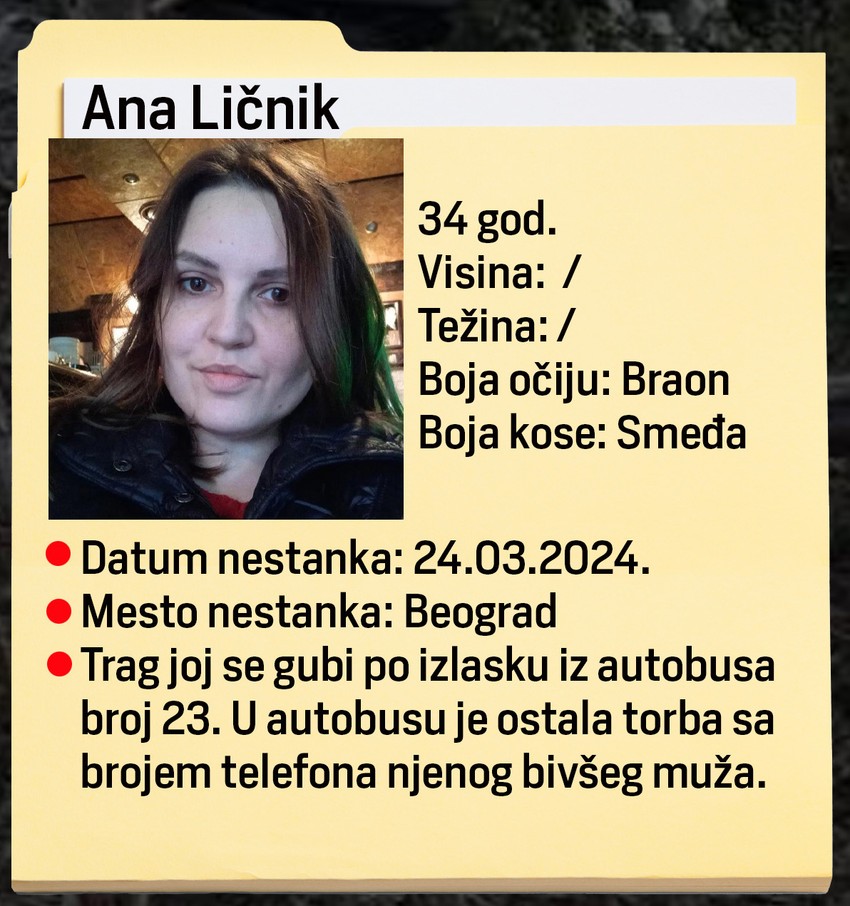 Nestala Ana Ličnik