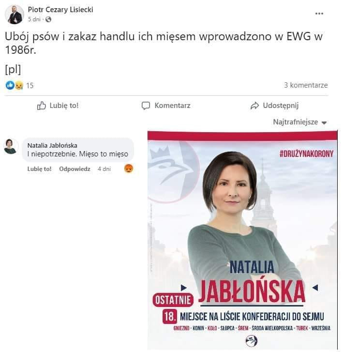 Komentarz Natalii Jabłońskiej