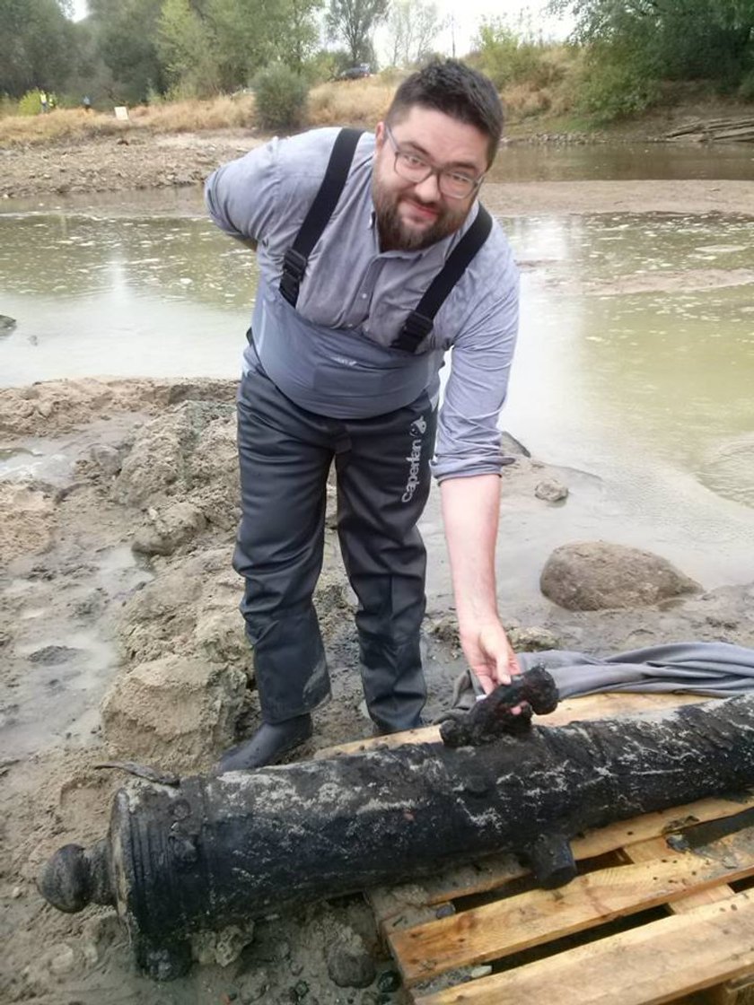 Wisła odkryła kolejne skarby. Archeolodzy znaleźli dwie armaty pochodzące z XVII wieku