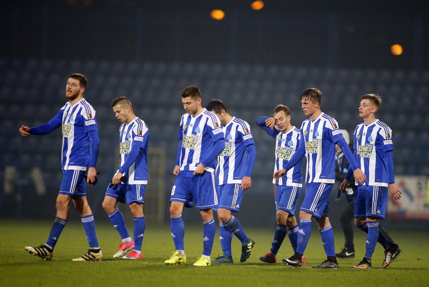 Pilka Nozna. I Liga. Ruch Chorzow - Wigry Suwalki. 22.11.2017