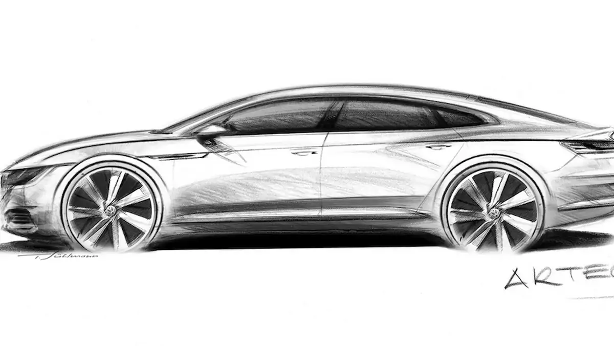 Volkswagen Arteon - pierwszy szkic