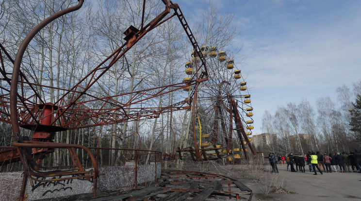 A Ukrajna Nukleáris Szabályozási Állami Felügyelőség szerint a nukleáris létesítmények és egyéb csernobili objektumok állapota egyelőre változatlan / Fotó: MTI/EPA/Szerhij Dolzsenko