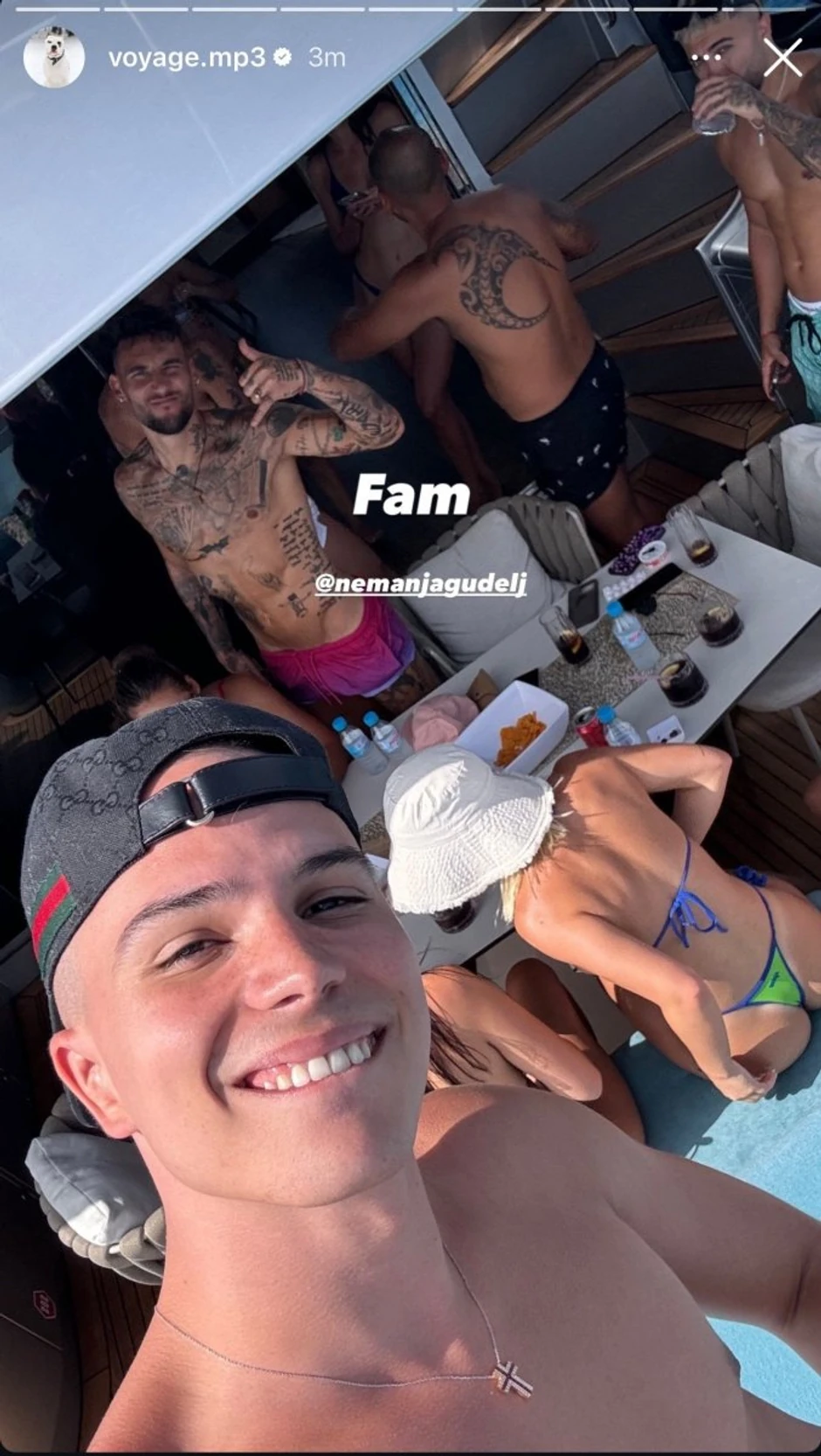 Vojaž i Nemanja Gudelj na jahti