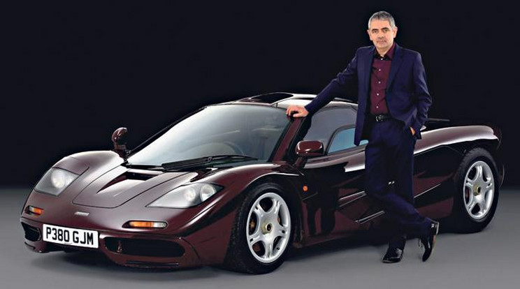 Rowan Atkinson, azaz Mr. Bean mindig is büszke volt a McLarenjére