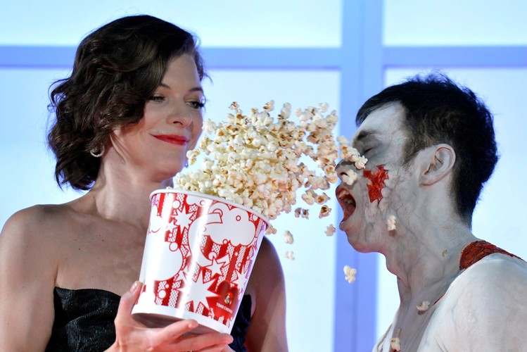 Milla Jovovich na premierze 'Resident Evil: Retrybucja'