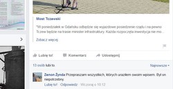 Działacz PiS o PO: "Będą mieli do gadania tyle co żyd w gettcie"