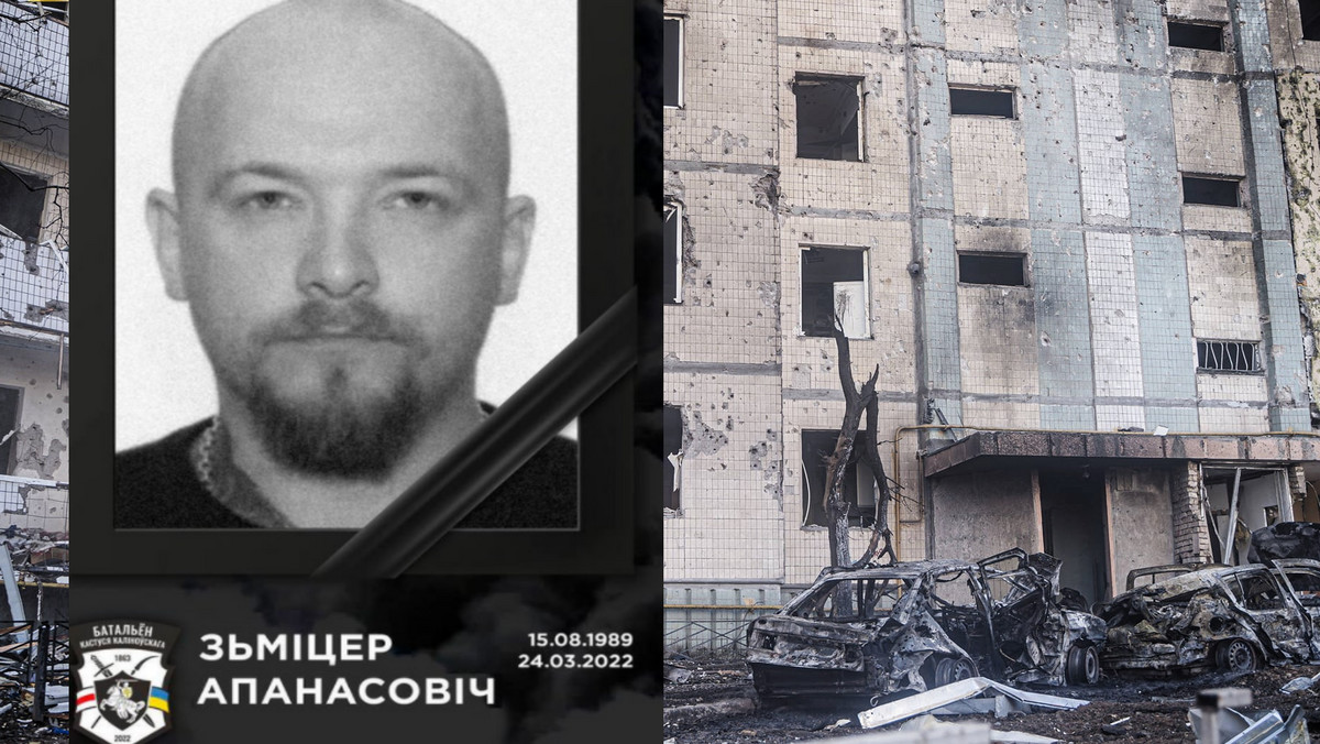 Zmitser Apanasowicz z Białorusi bronił Ukrainy. Zginął w walce pod Kijowem