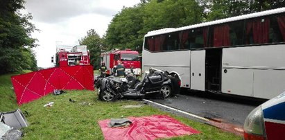 Tragedia pod Słubicami. Nie żyją kierowca i jego córeczka