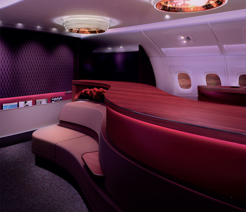Airbus A380 Qatar Airways - Lounge