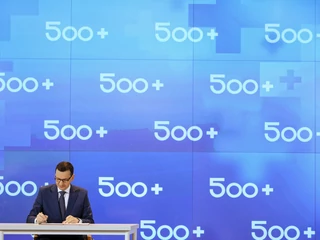 Premier Mateusz Morawiecki na konferencji dot. 500 plus