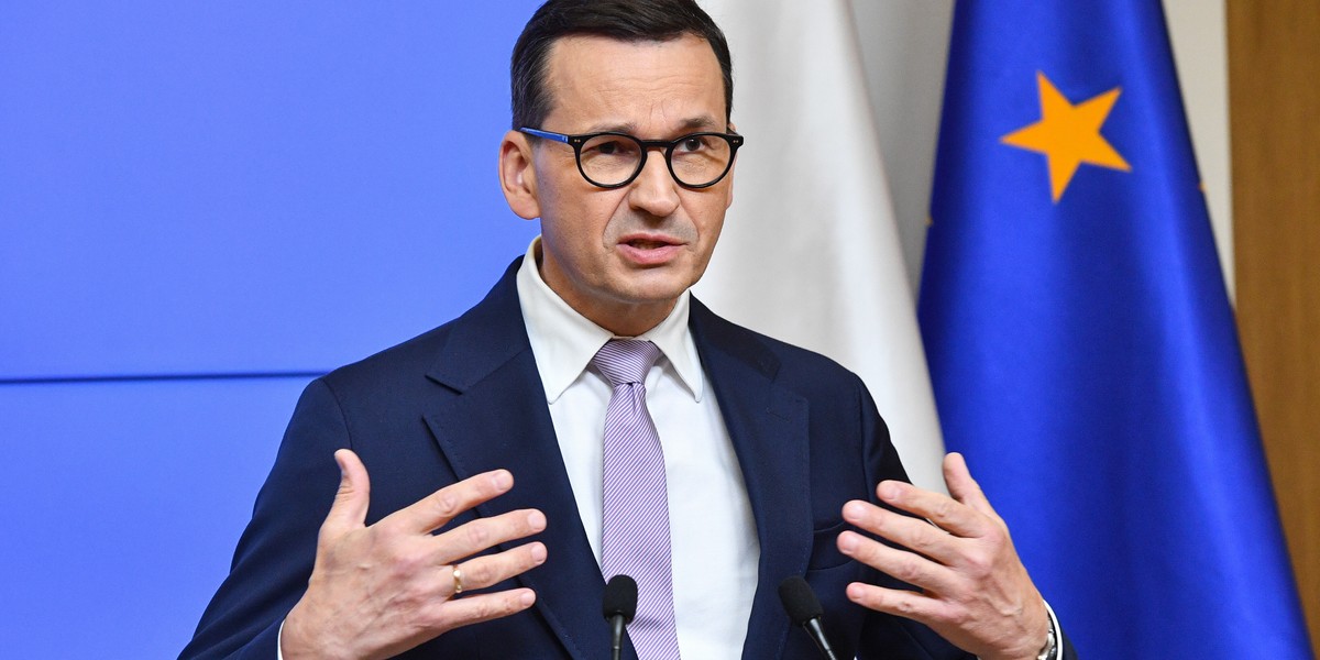 Premier Mateusz Morawiecki.