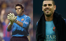 Victor Valdes w 2004 i 2014 roku