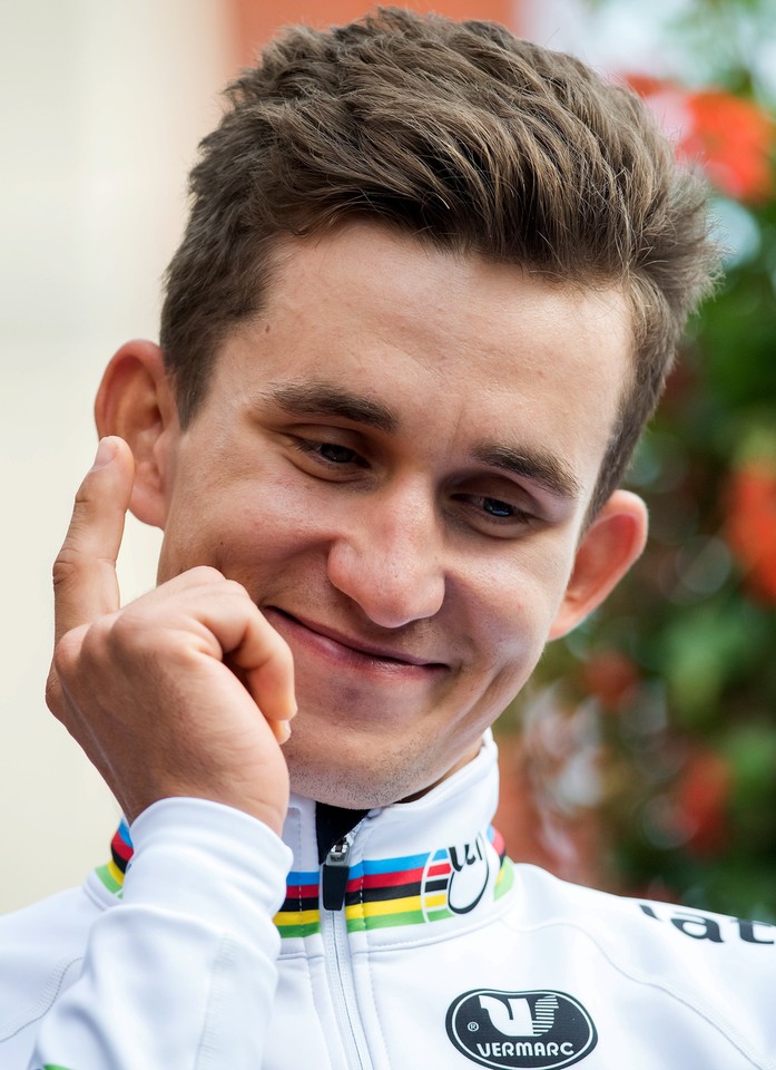 KOLARSTWO MISTRZ ŚWIATA MICHAŁ KWIATKOWSKI W TORUNIU (Michał Kwiatkowski)