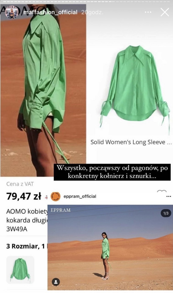 Plagiat projektów marki Eppram