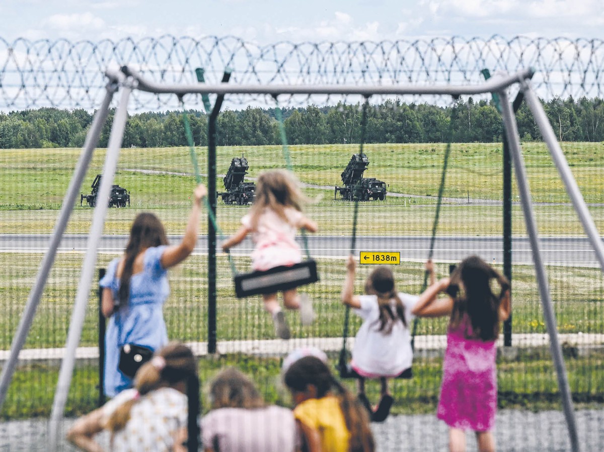 Lotnisko w Wilnie na dzień przed szczytem NATO