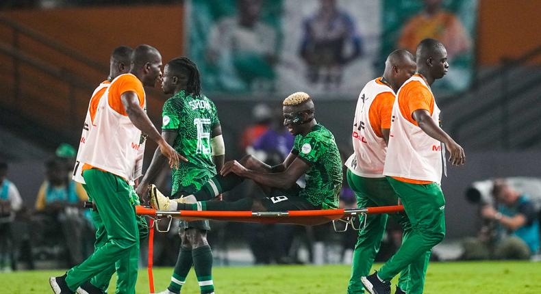AFCON 2023: Victor Osimhen an injury doubt for semi-final clash against South Africa