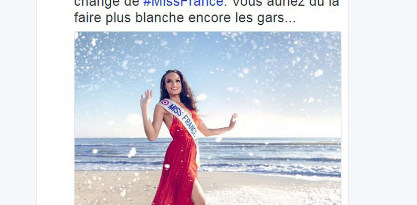 Fotograf oskarżony o "wybielenie" Miss Francji