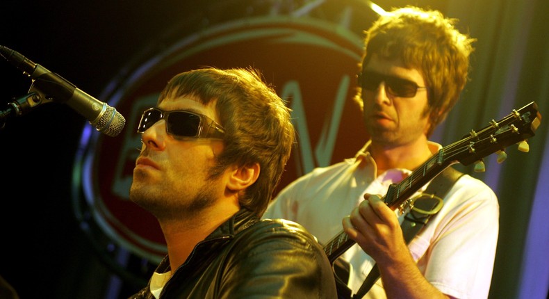 Fans reported waiting up to five hours for tickets to one of Oasis's 17 upcoming gigs next year. Paul Bergen/Redferns