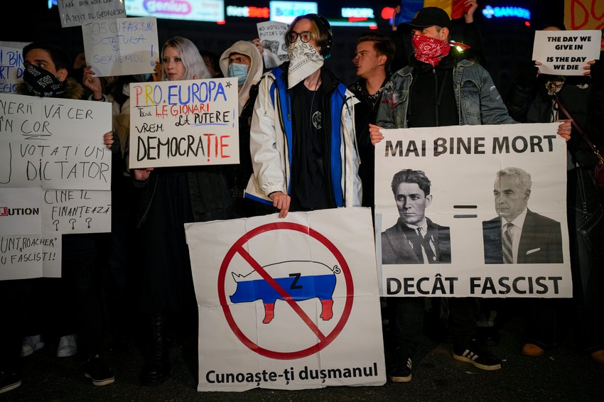 Protesti u Bukureštu, Rumunija, 27. novembra