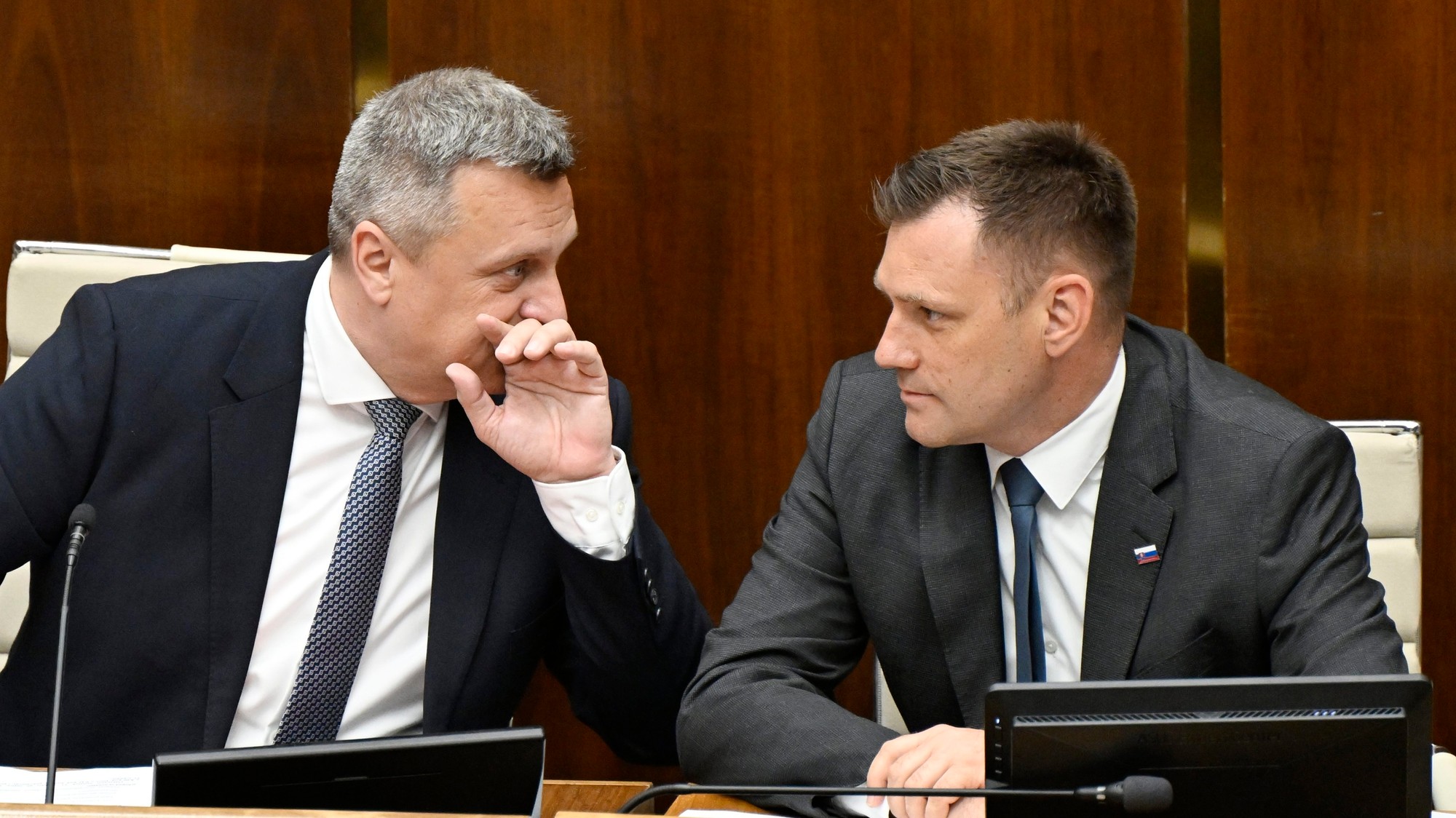Andrej Danko a Tomáš Taraba. 