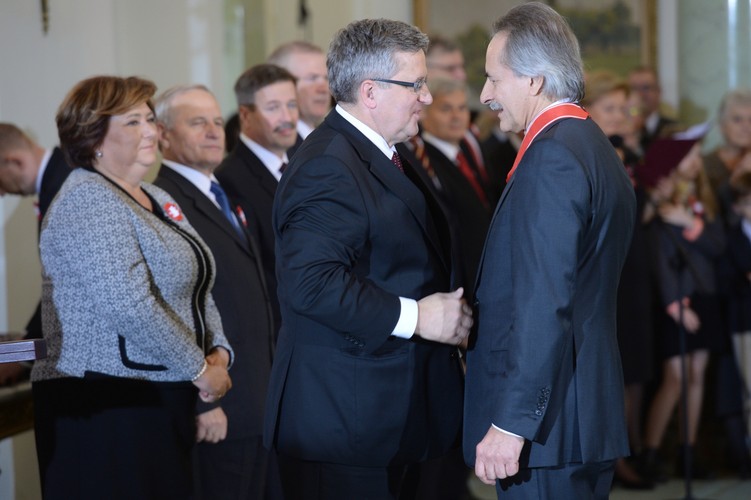 Wręczenie odznaczeń państwowych w Pałacu Prezydenckim w Warszawie