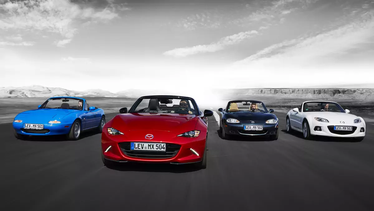 Mazda MX-5 - cztery generacje