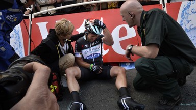 Tour de France: Mark Cavendish zabrany do szpitala