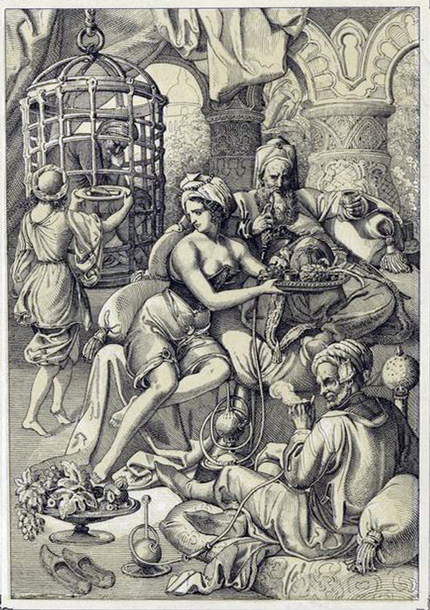 Peter Johan Nepomuk Gajger, Olivera Lazarević i sultan Bajazit u Tamerlanovom zatočeništvu, 1860.