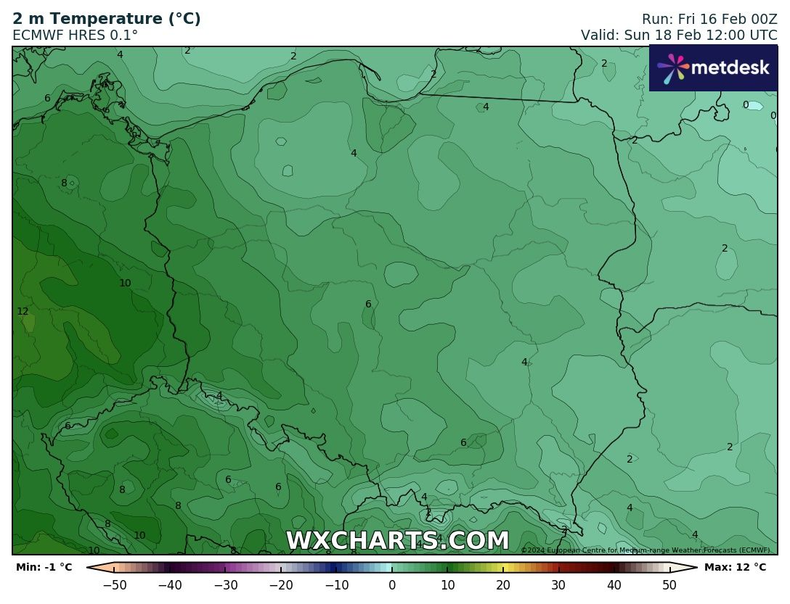 Czeka nas również ochłodzenie, ale nie na tyle duże, aby wróciła zima