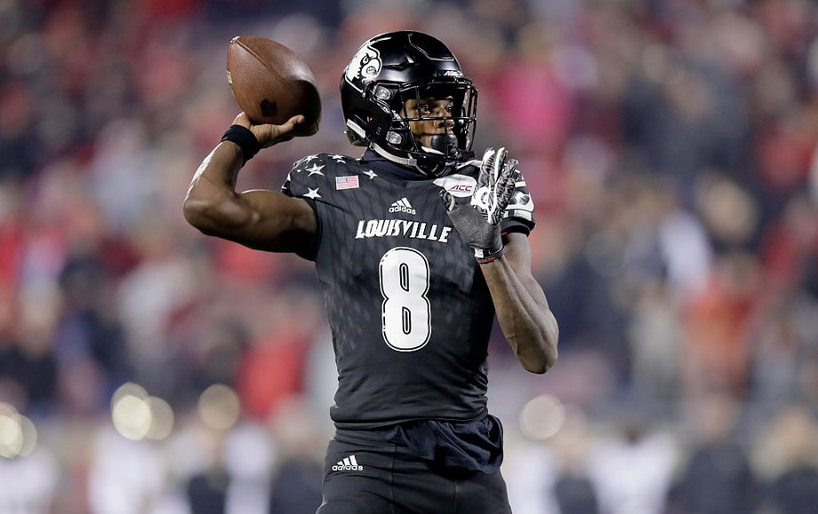 Lamar Jackson has the Louisville Cardinals back in the playoff hunt.