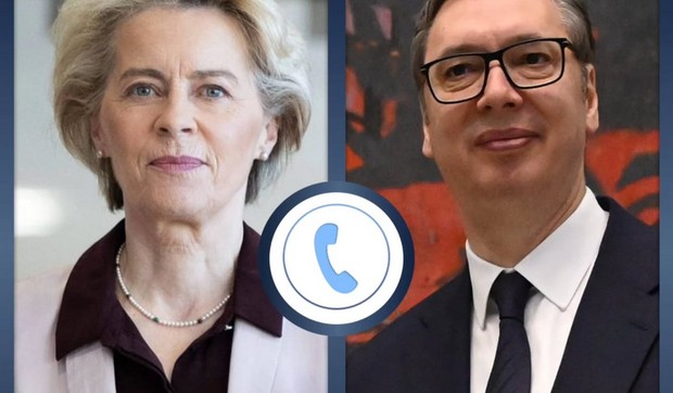 Aleksandar Vučić razgovarao sa Ursulom fon der Lajen