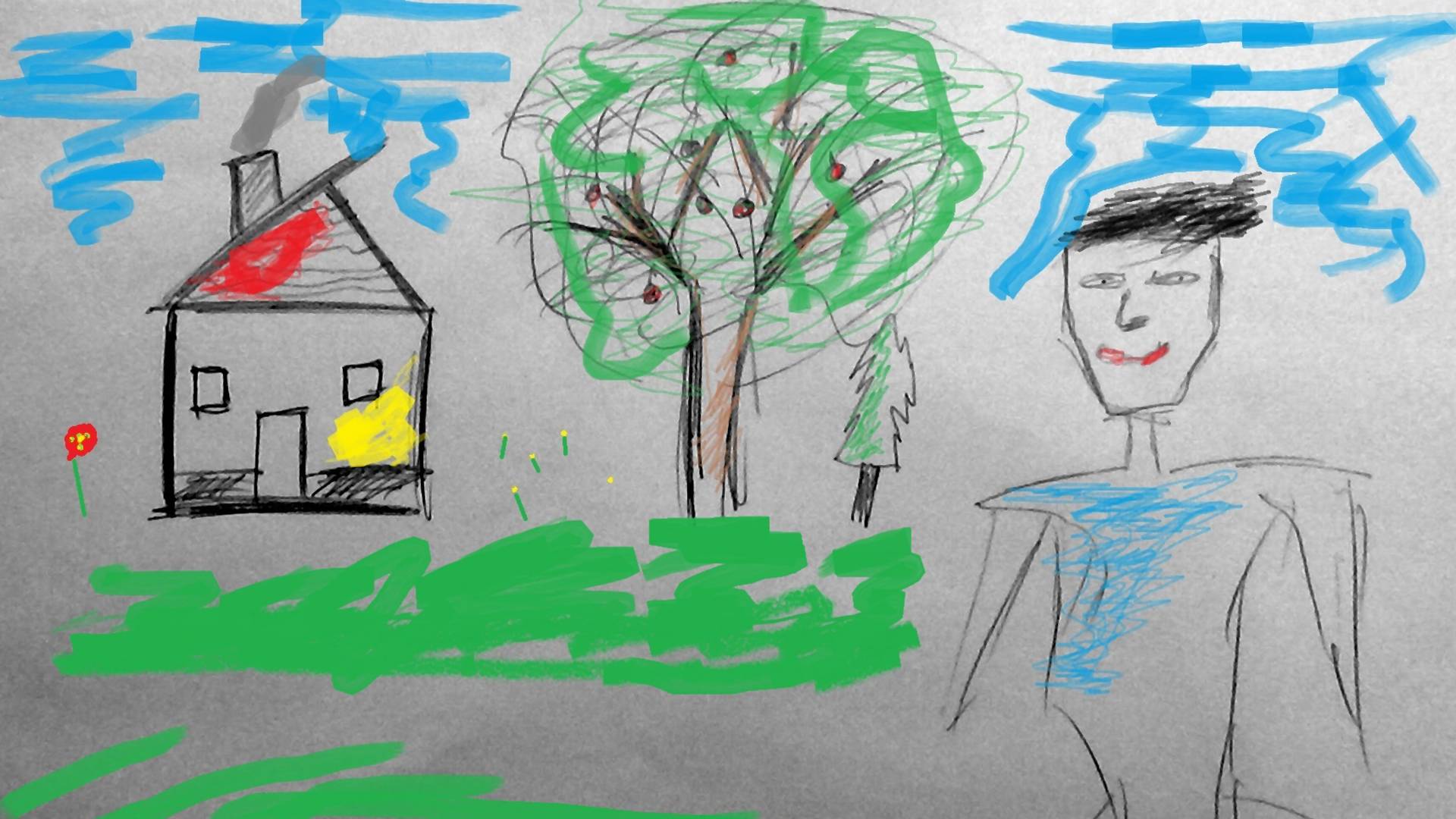 Nacrtaj kuću, drvo i čoveka  i ne moraš ništa da nam kažeš o sebi - sve ćemo znati