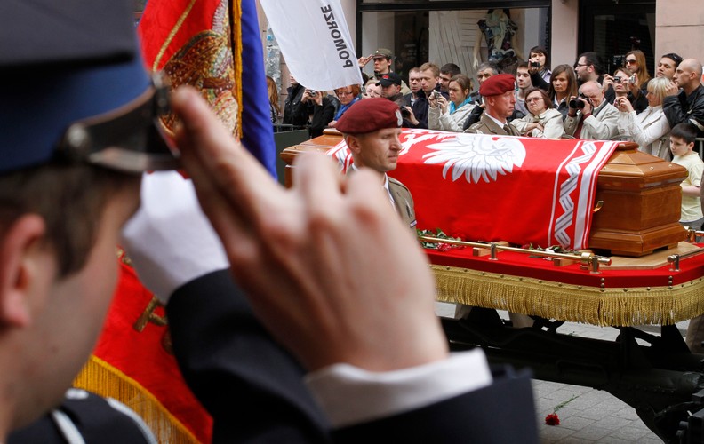 Pogrzeb prezydenta Lecha Kaczyńskiego i jego żony Marii