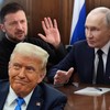 Tramp, Putin, Zelenski 