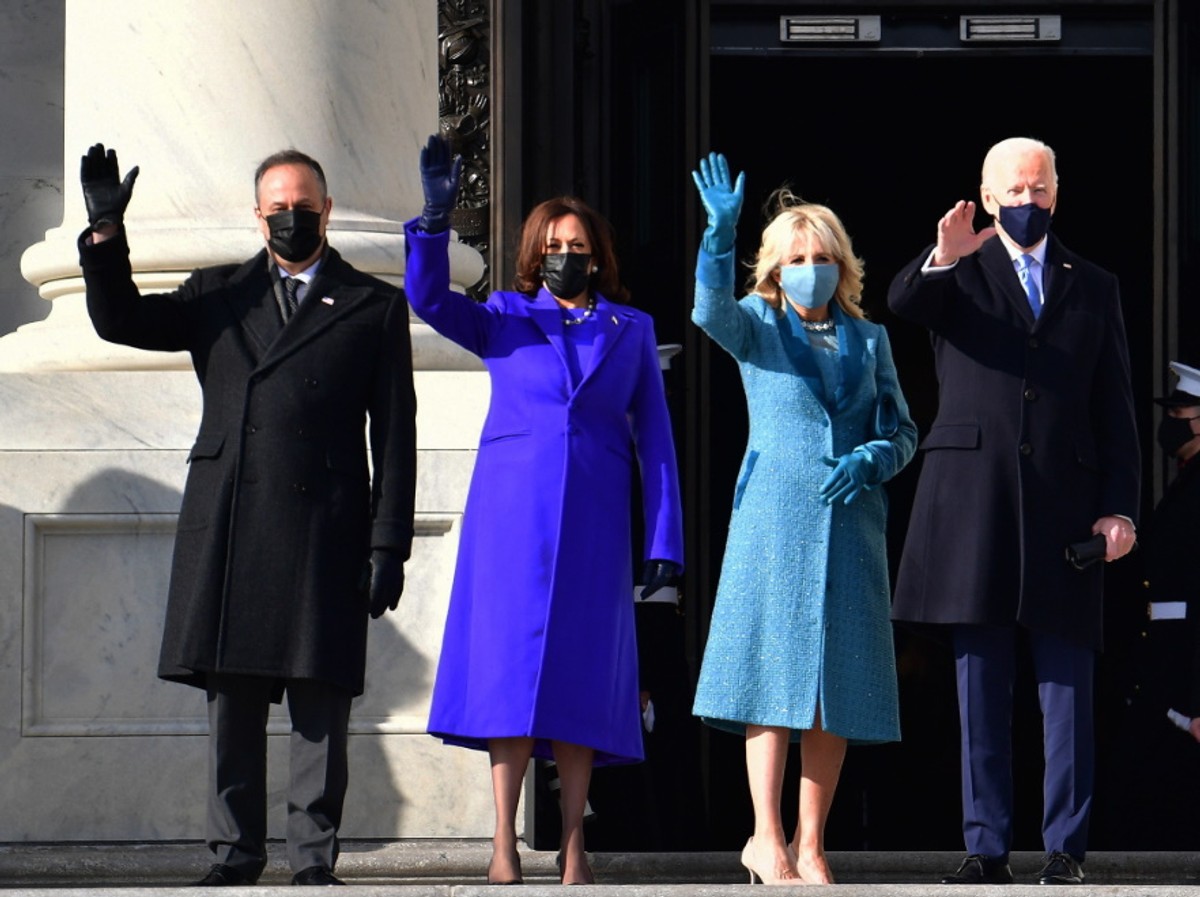 Douglas Emhoff Kamala Harris Jill Biden Joe Biden