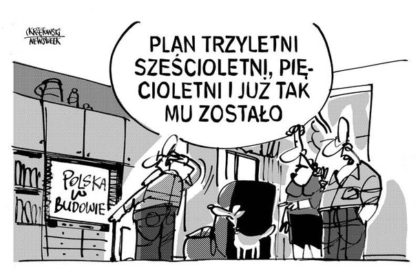 Plan trzyletni, piecioletni polska w budowie krzętowski