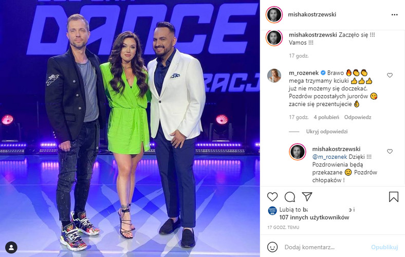 Małgorzata Rozenek-Majdan gratuluje bratu angażu do "You Can Dance" w TVP