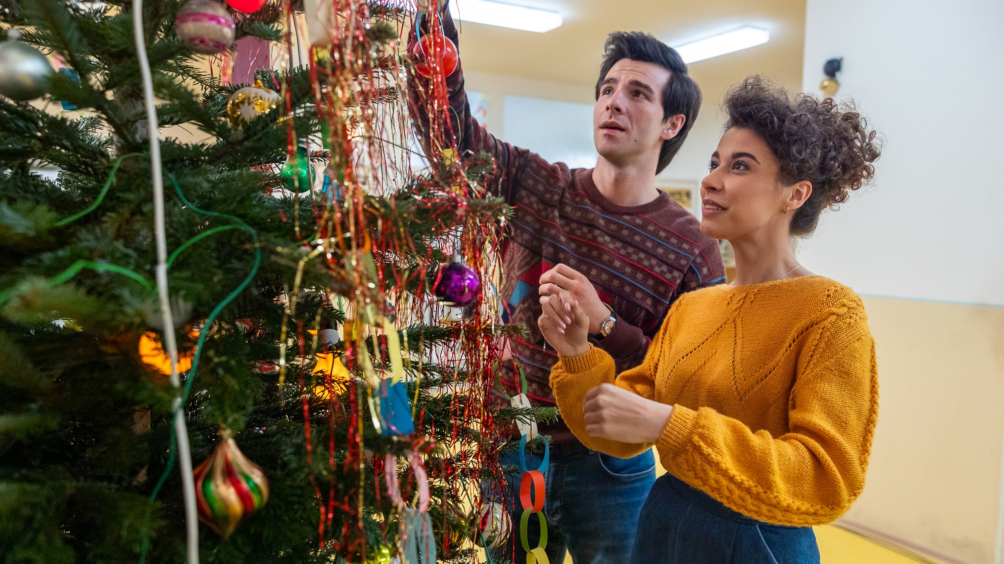 Vianočný špeciál seriálu Sľub - Kristián Baran a Adriána Brnčalová.