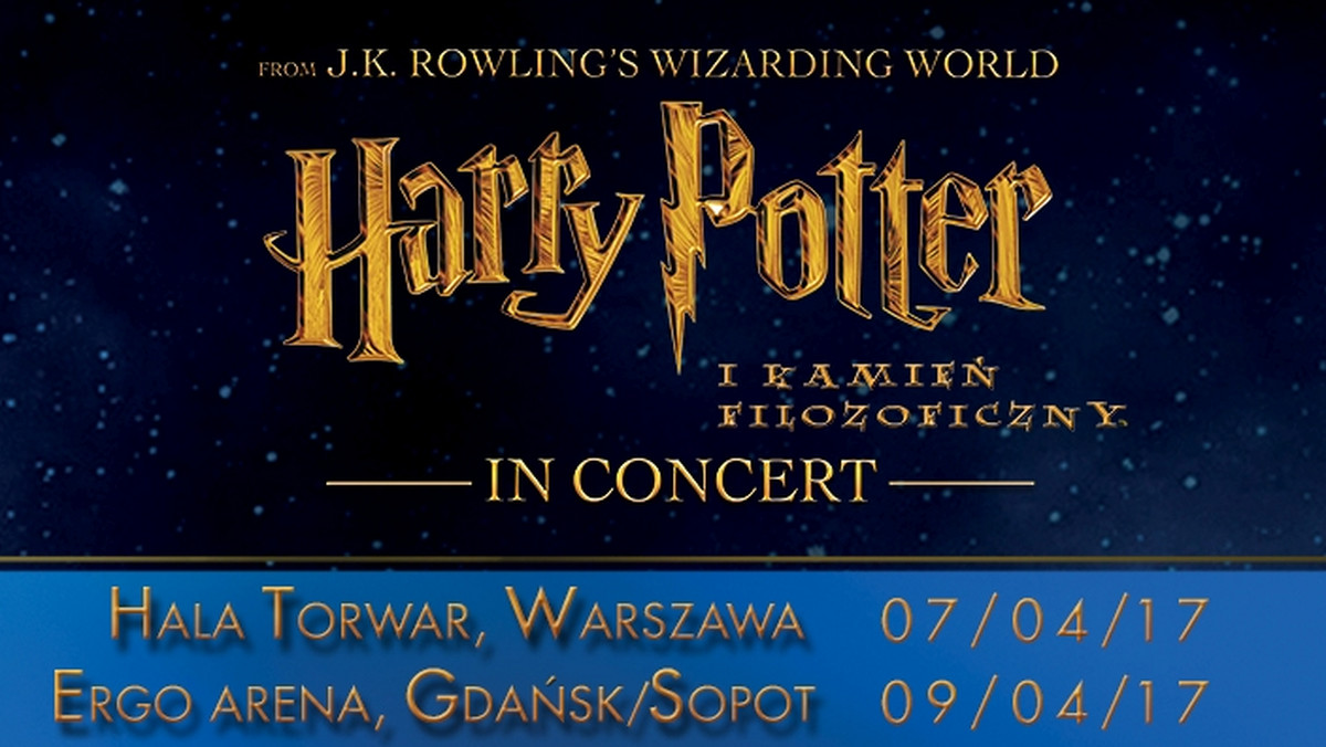 Po raz pierwszy w Polsce widzowie będą mieli okazję posłuchać pełnej ścieżki muzycznej z filmu "Harry Potter i Kamień Filozoficzny" w wykonaniu Czeskiej Narodowej Orkiestry Symfonicznej. Widowiska odbędą się w Warszawie, Gdańsku, Wrocławiu i Krakowie.