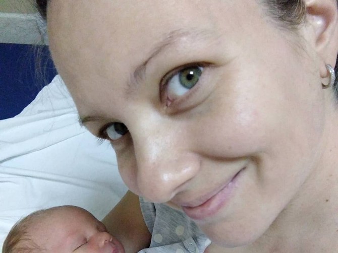 Milica Marković sa sinom Bogdanom